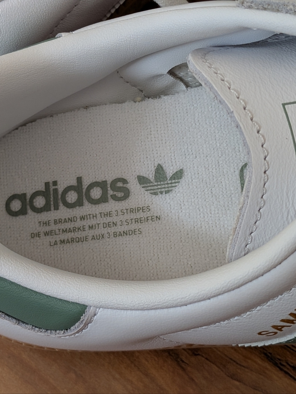 Adidas Samba OG J Silver Green/Cloud White Sneaker - Picture 10 of 14